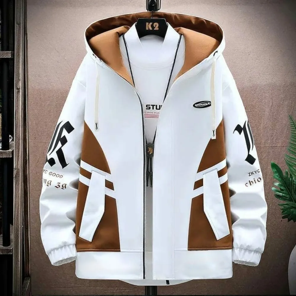 Cotton and Brush Hoodie Jacket