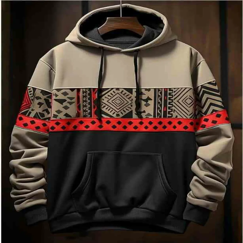 Stylish printed Hoodie for man