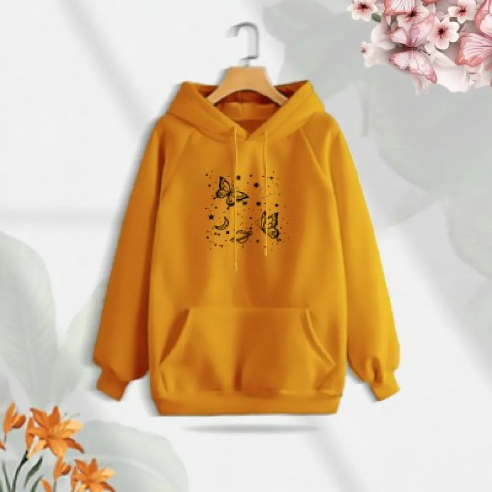 Excellent Comfortable (Happy) Ladies winter hoodie Code : 6557