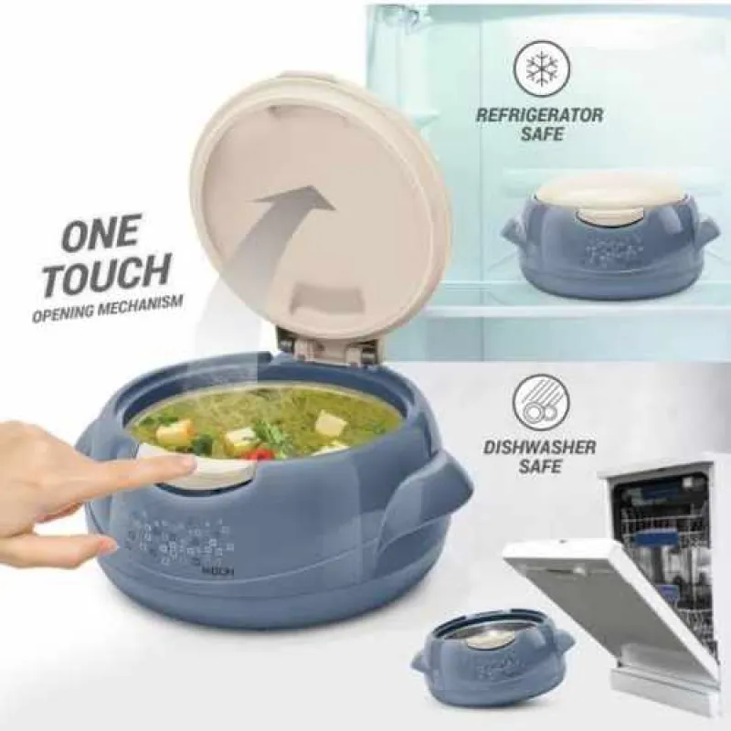 Milton Microwow One Touch Insulated Inner Stainless Steel Casserole